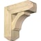 Ekena Millwork Imperial Craftsman Rough Sawn Bracket w/ Offset Brace, Douglas Fir, 8"W x 22"D x 22"H BKT0806X22X22IMP04RDF - alternate 1
